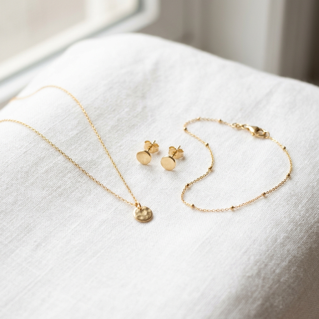 Daily Wear Jewellery - Lightweight Gold Chains, Studs